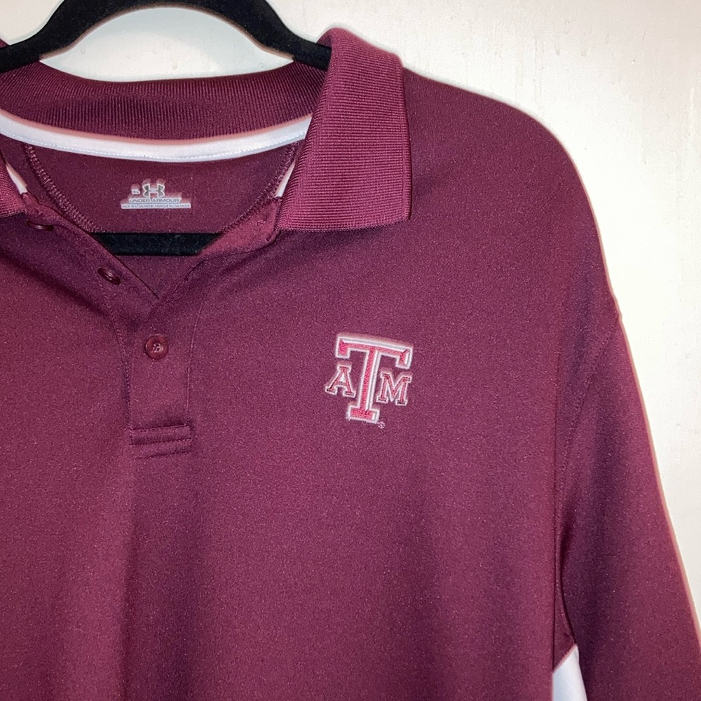 Under Armour Texas A & M Polo XL